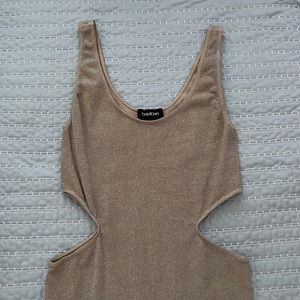 CHAMPAGNE COCKTAIL DRESS • BEBE